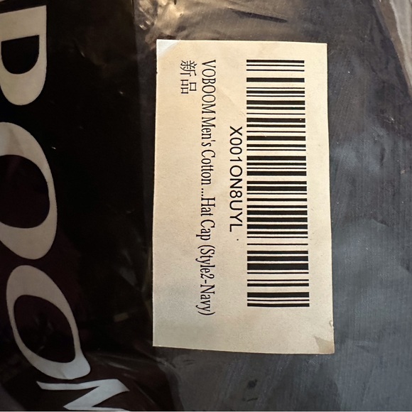 Blue Minimalist Baseball Hat - Picture 7 of 8